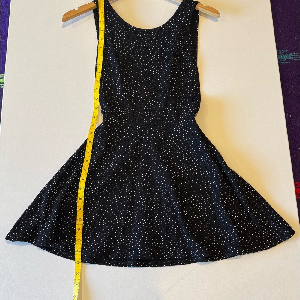 American Apparel Polka Dot Print Skater Dress - Picture 4 of 7